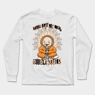 Buddah-doodle nation Long Sleeve T-Shirt